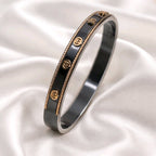 Aarvika Noir Luxe Signature Bracelet – side view