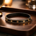 Aarvika Noir Luxe Signature Bracelet – front view