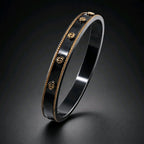 Aarvika Noir Luxe Signature Bracelet – model wearing