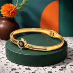 Aarvika Golden Sun Charm Bracelet – close-up detail