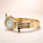 Aarvika Gold Butterfly Watch Bracelet – model wearing