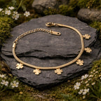 Aarvika Clover Charm Bracelet – front view