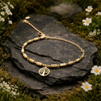Aarvika Tree of Life Charm Bracelet – side view