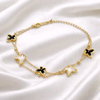 Aarvika Butterfly Charm Bracelet – close-up detail