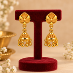 Aarvika Floral Jhumka Earrings and Girls