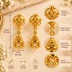 Aarvika Traditional Jhumka Earrings and Girls