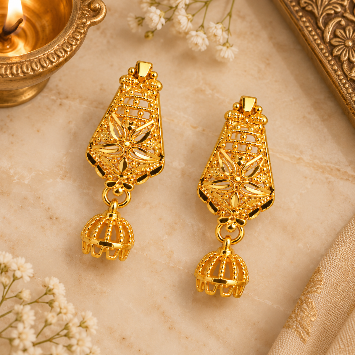 Aarvika Jhumka Drop Earrings