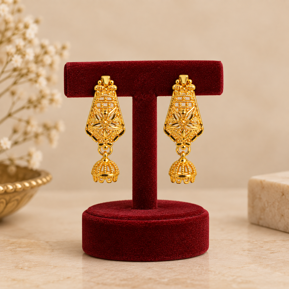 Aarvika Jhumka Drop Earrings