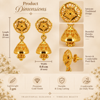 Aarvika Small Jhumka Earrings for Girls & Women
