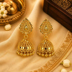 Aarvika Traditional Jhumka Earrings
