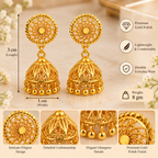 Aarvika Traditional Jhumka Earrings