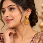 Aarvika Traditional Jhumka Earrings