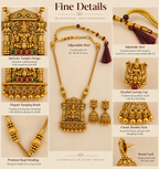 Aarvika Temple Jewellery Necklace Set