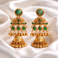 Aarvika Kashmiri Style Jhumka Earrings – front view