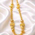 Aarvika 1.5GM Gold Forming Peacock Motif 1.5 GM Gold Forming Long Chain Necklace – packaging