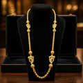 Aarvika 1.5GM Gold Forming Peacock Motif 1.5 GM Gold Forming Long Chain Necklace – front view