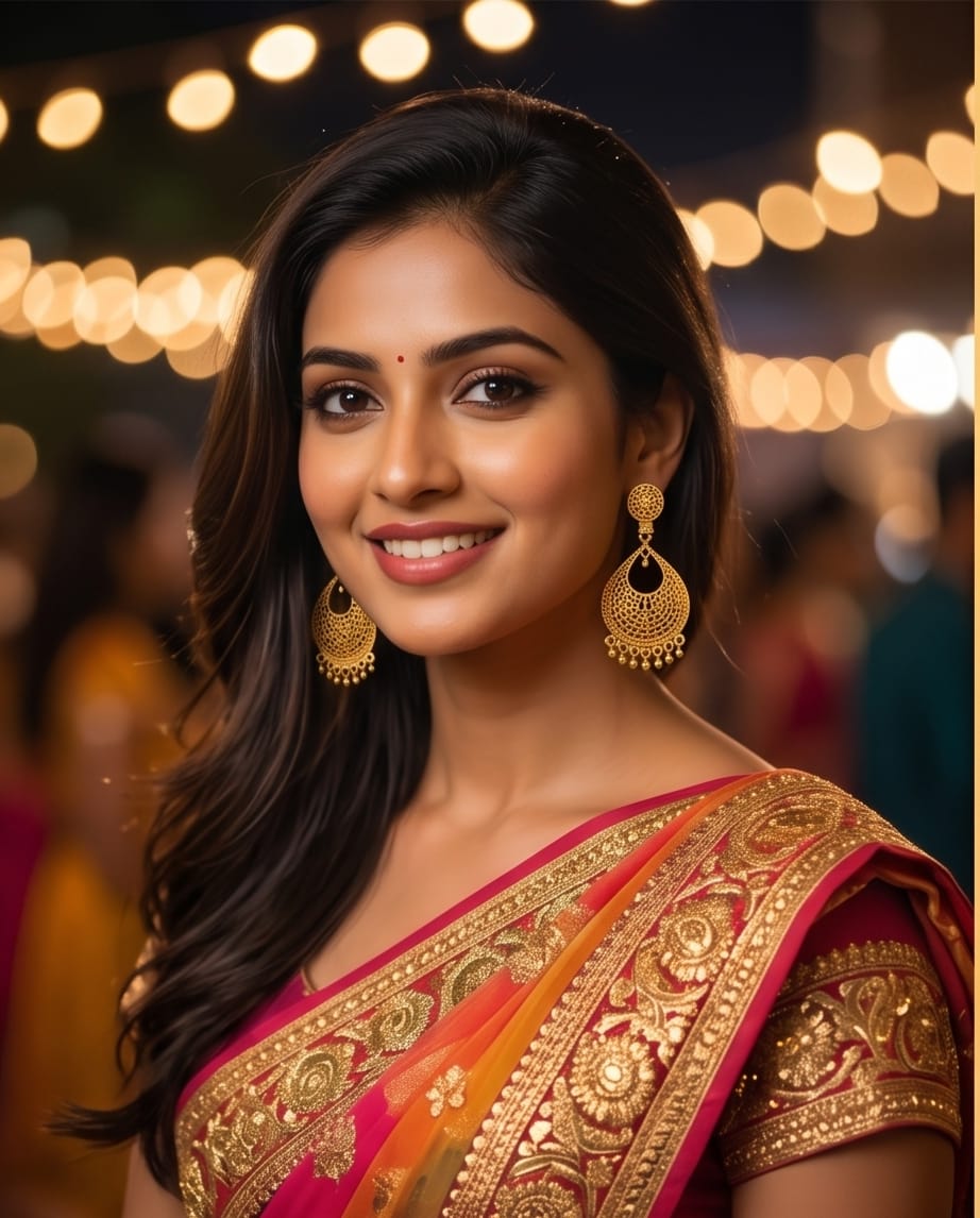 Aarvika Gold-Tone Filigree Teardrop Earrings