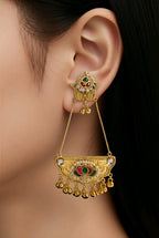 Aarvika Kashmiri Style Long Statement Earrings
