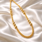 Aarvika Traditional 1.5 GM Gold Forming Beaded Ethnic Long Chain