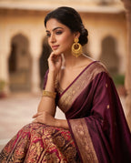Aarvika Traditional 1.5 GM Gold Forming Filigree Chandbali Earrings
