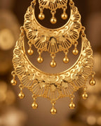 Aarvika Layered Chandbali 1.5 GM Gold Forming Earrings