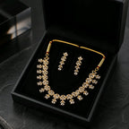 Aarvika Luxury AD Floral Necklace Set