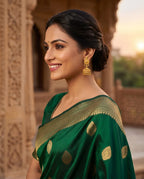 Aarvika Gold-Tone Paisley Jhumki Earrings