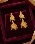 Aarvika Gold-Tone Paisley Jhumki Earrings